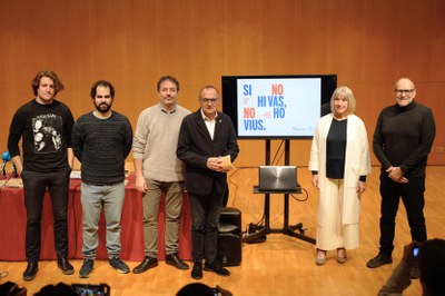 El alcalde de Lleida, Miquel Pueyo, ha presidido la presentación de la programación de LaTemporada de enero a junio.