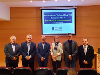 La presentación del estudio de Ferrmed ha tenido lugar esta mañana en la Cámara de Comercio de Lleida.