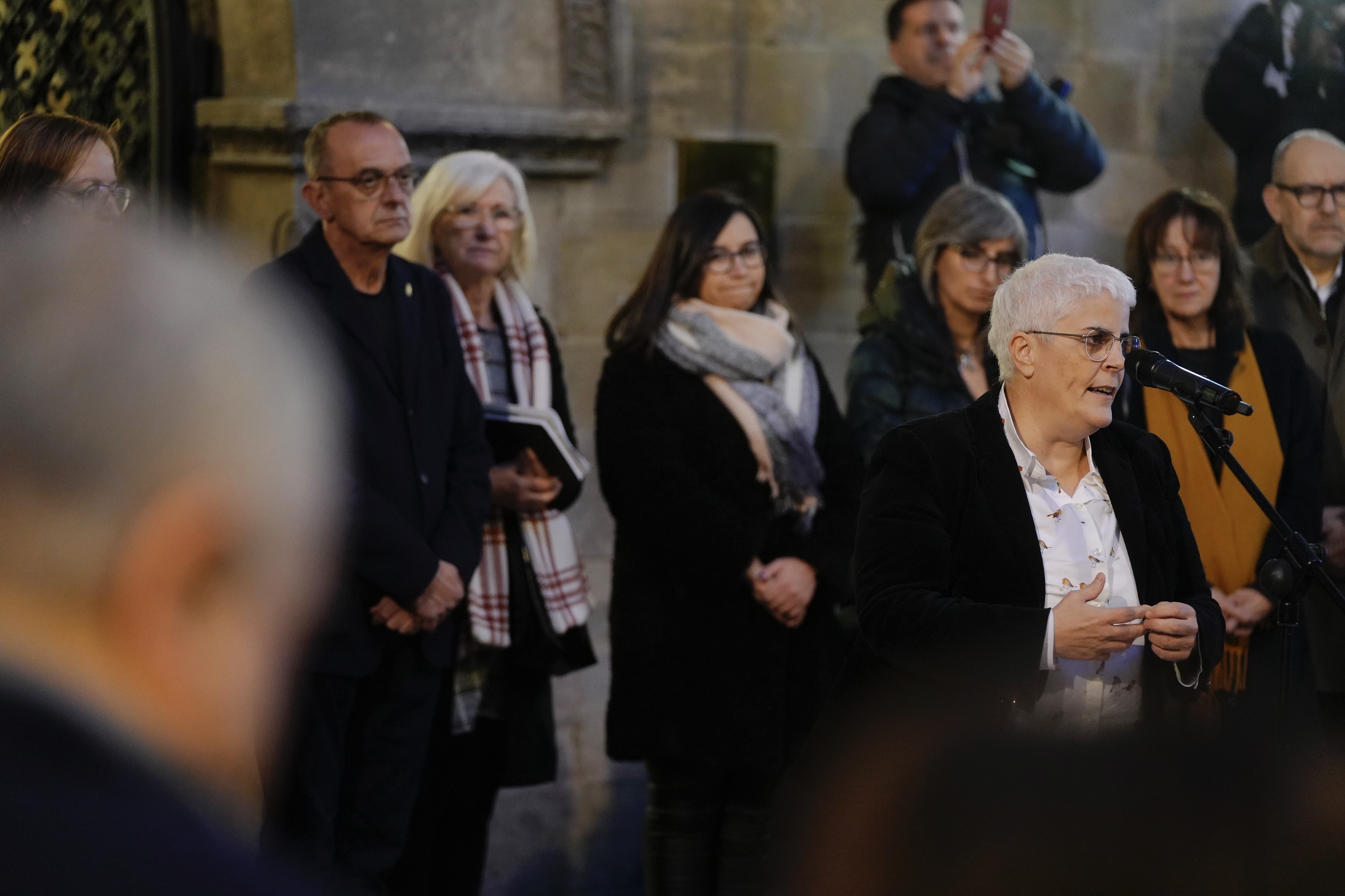 Montserrat Pineda, secretaría general del Departamento de Feminismos, ha reiterado el compromiso de la Generalitat en la lucha contra la violencia machista