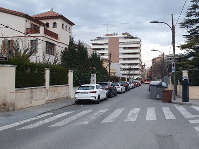 Obras para mejorar la accesibilidad en la escuela Sant Josep de Calassanç y en la calle Alfred Perenya..